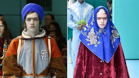 gucci hijab model|Gucci turban scandal.